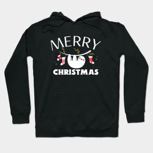 Merry Christmas Sloth Hoodie